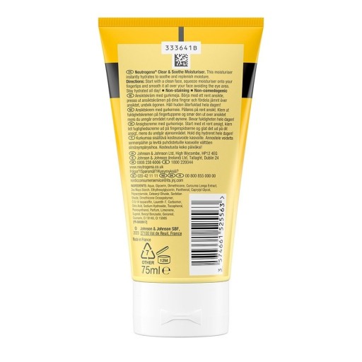 کرم آبرسان زرد چوبه نوتروژینا  Clear & Soothe